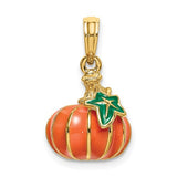 14k-3-d-enameled-pumpkin-charm-SolomonJeweler-Wichita-KS-CustomJewelry