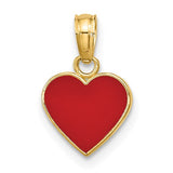 14k-polished-enameled-heart-pendant-SolomonJeweler-Wichita-KS-CustomJewelry