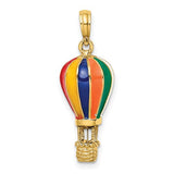14k-w-enamel-3-d-hot-air-balloon-charm-SolomonJeweler-Wichita-KS-CustomJewelry