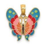 14k-w-multi-color-enamel-butterfly-charm-SolomonJeweler-Wichita-KS-CustomJewelry