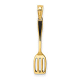 14k-w-black-enamel-3-d-spatula-charm-SolomonJeweler-Wichita-KS-CustomJewelry