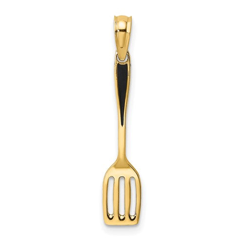 14k-w-black-enamel-3-d-spatula-charm-SolomonJeweler-Wichita-KS-CustomJewelry