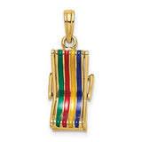 14k-3-d-moveable-multi-color-beach-lounge-chair-charm-SolomonJeweler-Wichita-KS-CustomJewelry