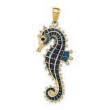 14k-3d-enameled-seahorse-pendant-SolomonJeweler-Wichita-KS-CustomJewelry