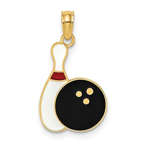 14k-enamel-bowling-ball-and-pin-charm-SolomonJeweler-Wichita-KS-CustomJewelry
