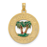 14k-w-enamel-sarasota-circle-palm-tree-charm-SolomonJeweler-Wichita-KS-CustomJewelry