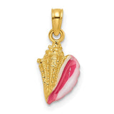 14k-textured-and-enamel-conch-shell-pendant-SolomonJeweler-Wichita-KS-CustomJewelry