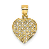 14k-cut-out-and-textured-woven-heart-charm-SolomonJeweler-Wichita-KS-CustomJewelry