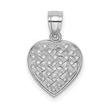 14k-white-gold-cut-out-and-textured-woven-heart-charm-SolomonJeweler-Wichita-KS-CustomJewelry