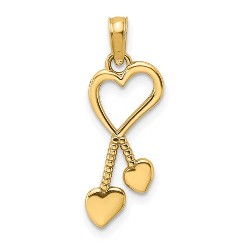 14k-polished-heart-w-double-heart-tassle-charm-SolomonJeweler-Wichita-KS-CustomJewelry