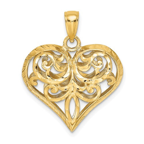 14k-3-d-diamond-cut-filigree-puffed-heart-charm-SolomonJeweler-Wichita-KS-CustomJewelry