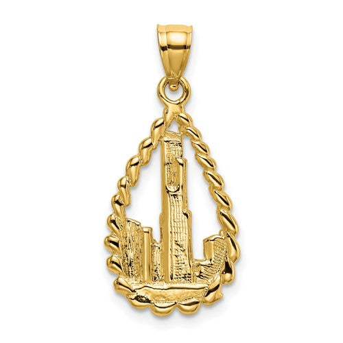 14k-chicago-skyline-willis-tower-teardrop-charm-SolomonJeweler-Wichita-KS-CustomJewelry