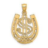 14k-dollar-sign-in-horseshoe-charm-SolomonJeweler-Wichita-KS-CustomJewelry