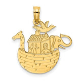 14k-engraved-flat-noahs-ark-charm-SolomonJeweler-Wichita-KS-CustomJewelry