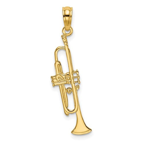 14k-polished-trumpet-charm-SolomonJeweler-Wichita-KS-CustomJewelry