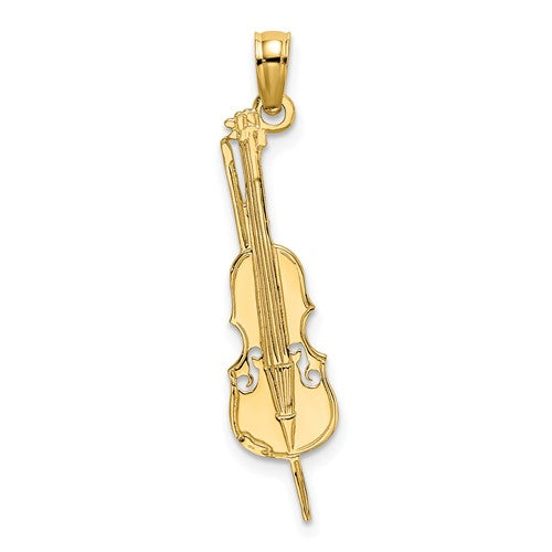 14k-polished-engraved-upright-bass-charm-SolomonJeweler-Wichita-KS-CustomJewelry