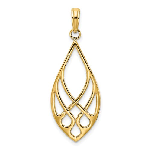 14k-celtic-knot-teardrop-charm-SolomonJeweler-Wichita-KS-CustomJewelry