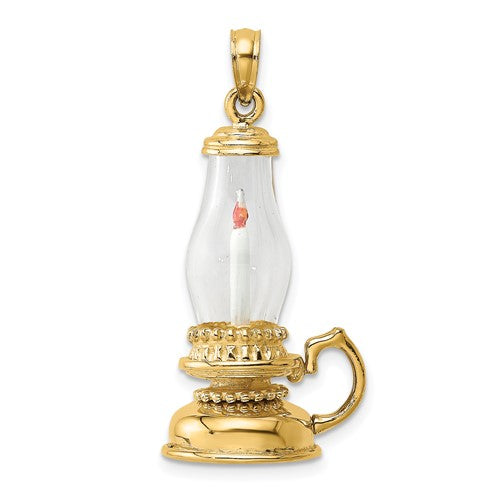 14k-glass-w-enamel-3-d-candle-lantern-charm-SolomonJeweler-Wichita-KS-CustomJewelry