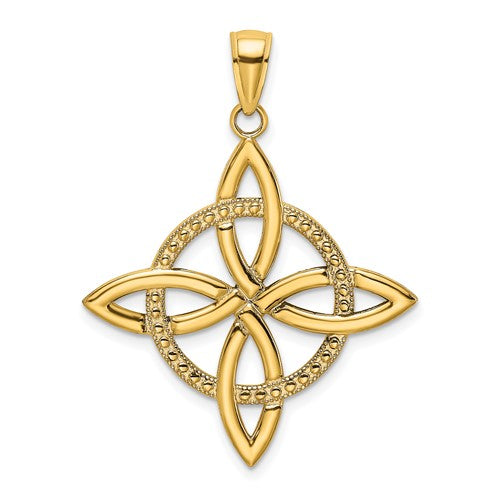 14k-large-celtic-eternity-knot-charm-SolomonJeweler-Wichita-KS-CustomJewelry