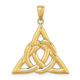 14k-polished-large-celtic-trinity-knot-charm-SolomonJeweler-Wichita-KS-CustomJewelry