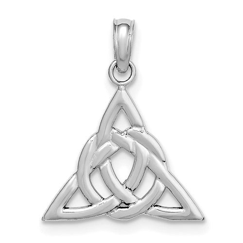 14k-white-gold-celtic-trinity-knot-charm-SolomonJeweler-Wichita-KS-CustomJewelry