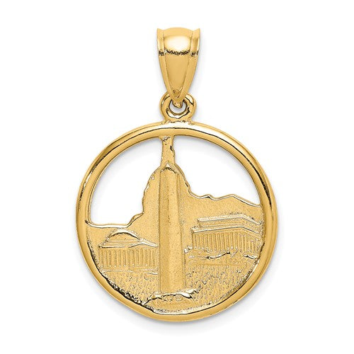 14k-washington-d-c-skyline-circle-charm-SolomonJeweler-Wichita-KS-CustomJewelry