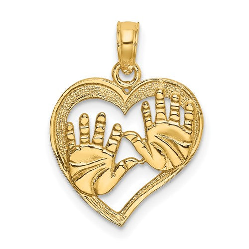 14k-cut-out-double-hand-prints-in-heart-charm-SolomonJeweler-Wichita-KS-CustomJewelry