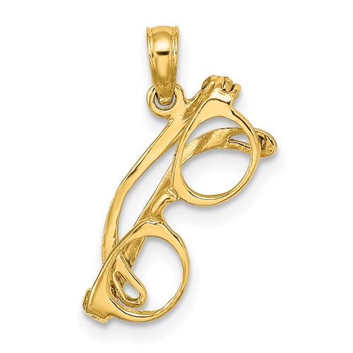 14k-3-d-moveable-glasses-charm-SolomonJeweler-Wichita-KS-CustomJewelry