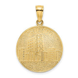 14k-chicago-skyline-on-round-disc-charm-SolomonJeweler-Wichita-KS-CustomJewelry