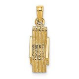 14k-3-d-lounge-beach-chair-charm-SolomonJeweler-Wichita-KS-CustomJewelry
