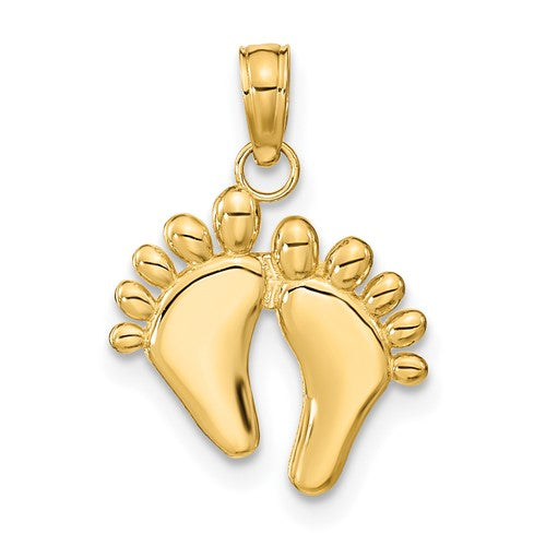 14k-double-feet-hang-ten-style-charm-SolomonJeweler-Wichita-KS-CustomJewelry