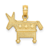 14k-3-d-textured-democratic-donkey-charm-SolomonJeweler-Wichita-KS-CustomJewelry