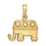 14k-3-d-textured-republican-elephant-charm-SolomonJeweler-Wichita-KS-CustomJewelry