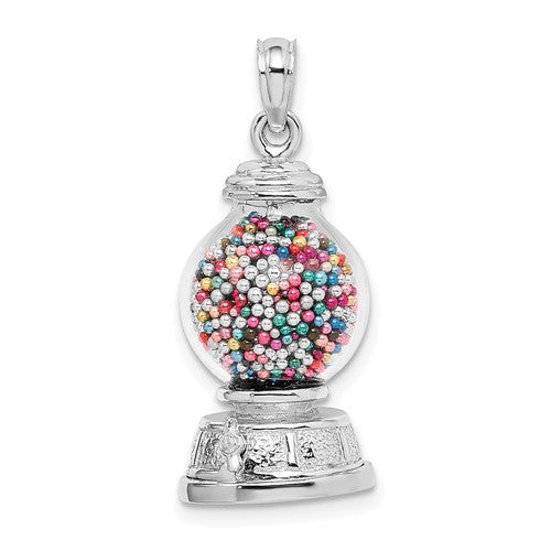 14k-white-gold-3-d-moveable-gumball-machine-glass-pendant-SolomonJeweler-Wichita-KS-CustomJewelry