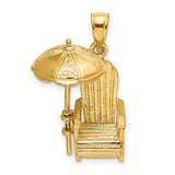 14k-3-d-beach-chair-w-umbrella-charm-SolomonJeweler-Wichita-KS-CustomJewelry