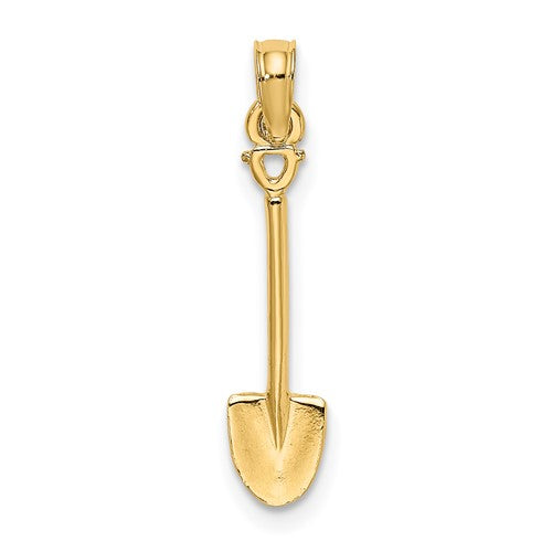 14k-3-d-polished-shovel-garden-tool-charm-SolomonJeweler-Wichita-KS-CustomJewelry