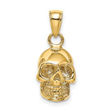 14k-3-d-polished-skull-pendant-SolomonJeweler-Wichita-KS-CustomJewelry