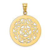14k-tribal-star-in-round-frame-charm-SolomonJeweler-Wichita-KS-CustomJewelry