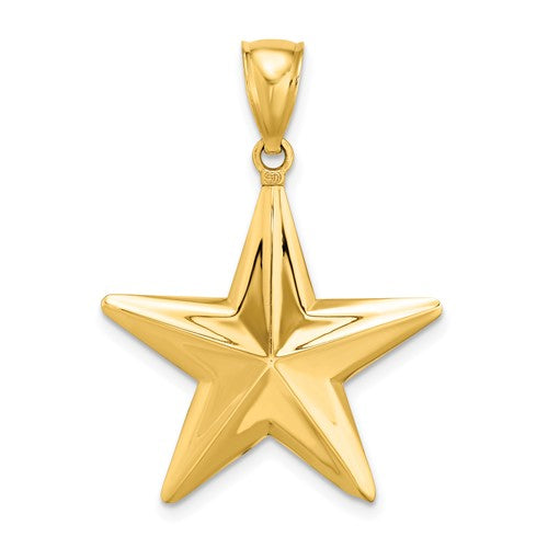 14k-3-d-nautical-star-charm-SolomonJeweler-Wichita-KS-CustomJewelry
