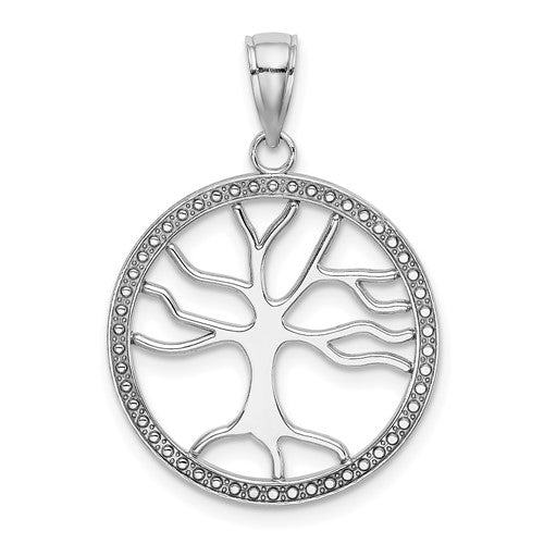 14k-white-gold-large-tree-of-life-in-round-frame-charm-SolomonJeweler-Wichita-KS-CustomJewelry