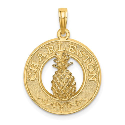 14k-charleston-pineapple-charm-SolomonJeweler-Wichita-KS-CustomJewelry