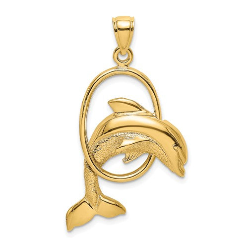 14k-dolphin-jumping-through-hoop-charm-SolomonJeweler-Wichita-KS-CustomJewelry
