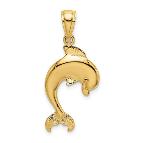 14k-polished-jumping-dolphin-charm-SolomonJeweler-Wichita-KS-CustomJewelry