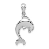 14k-white-gold-polished-jumping-dolphin-charm-SolomonJeweler-Wichita-KS-CustomJewelry