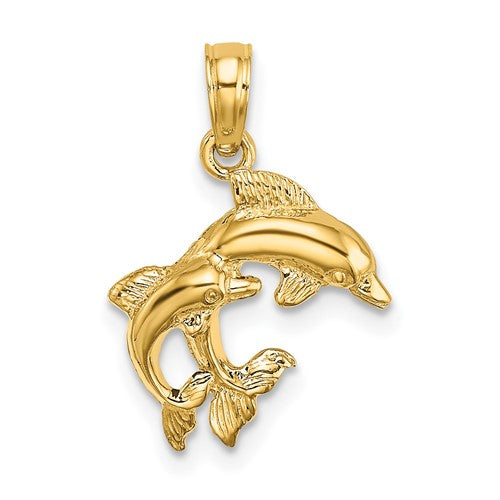 14k-polished-2-d-mini-double-dolphins-charm-SolomonJeweler-Wichita-KS-CustomJewelry