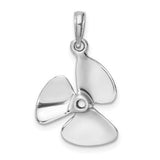 14k-white-gold-3-d-polished-three-blade-propeller-charm-SolomonJeweler-Wichita-KS-CustomJewelry