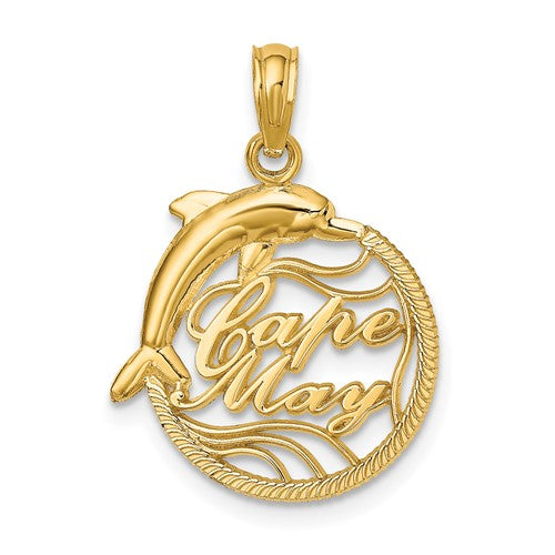 14k-cape-may-w-dolphin-charm-SolomonJeweler-Wichita-KS-CustomJewelry