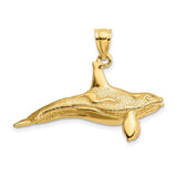 14k-3-d-textured-killer-whale-charm-SolomonJeweler-Wichita-KS-CustomJewelry