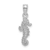 14k-white-gold-3-d-mini-seahorse-charm-SolomonJeweler-Wichita-KS-CustomJewelry