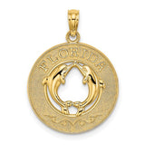 14k-florida-w-dolphins-circle-charm-SolomonJeweler-Wichita-KS-CustomJewelry